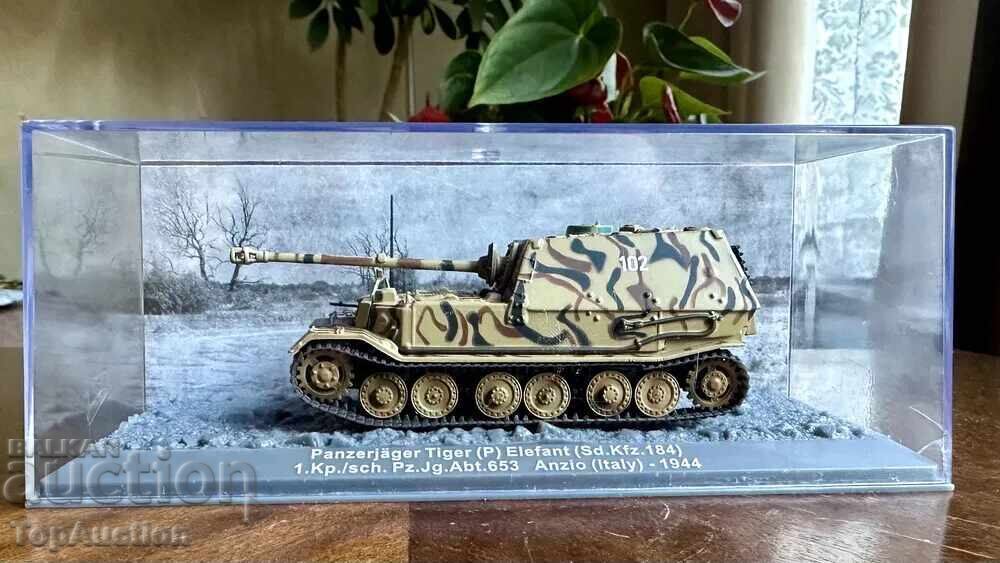 Model de colecție tanc Panzerjäger Elefant (Panzer) cu preț € 10.00 | 19.56 BGN Model de colecție tanc Panzerjäger Elefant (Panzer) cu preț € 10.00 | 19.56 BGN