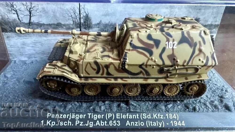 Licitație Model de colecție tanc Panzerjäger Elefant (Panzer) Licitație Model de colecție tanc Panzerjäger Elefant (Panzer)