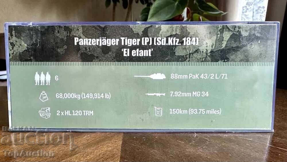 Livrarea Model de colecție tanc Panzerjäger Elefant (Panzer) Livrarea Model de colecție tanc Panzerjäger Elefant (Panzer)