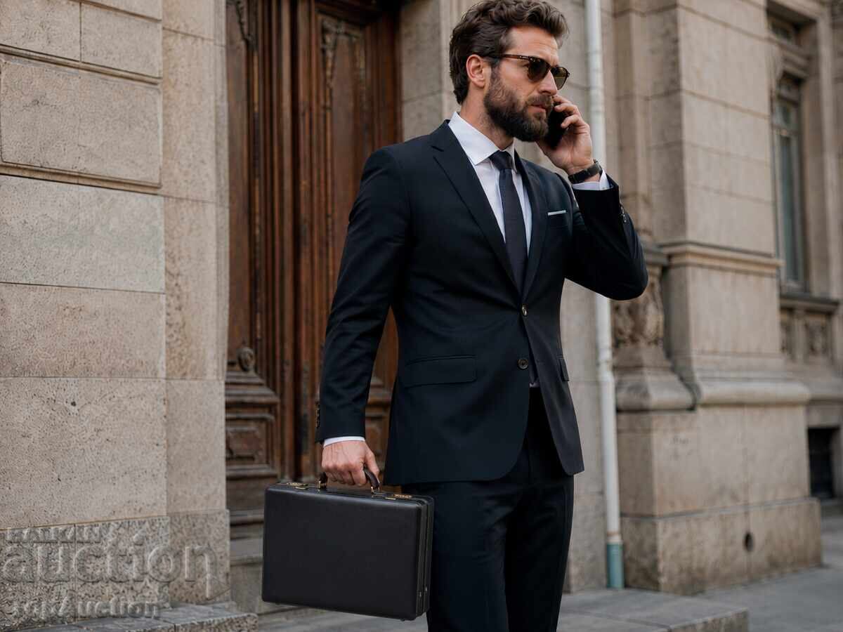 Licitație Geantă diplomat rigidă - negru. Nouă Licitație Geantă diplomat rigidă - negru. Nouă