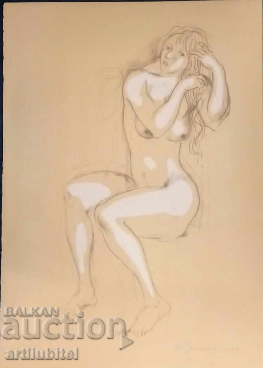 Λιούμπεν Ντιμάνοφ (1933-2023) - πίνακας, 50 x 35 εκ