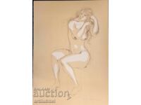 Λιούμπεν Ντιμάνοφ (1933-2023) - πίνακας, 50 x 35 εκ