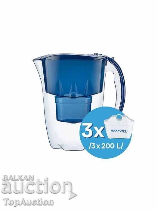 Cană filtrantă Aquaphor Amethyst cu trei filtre B25 Maxfor+ cu preț € 20.00 | 39.12 BGN Cană filtrantă Aquaphor Amethyst cu trei filtre B25 Maxfor+ cu preț € 20.00 | 39.12 BGN