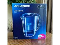 Aquaphor Amethyst water filter pitcher with three B25 Maxfor+ filters