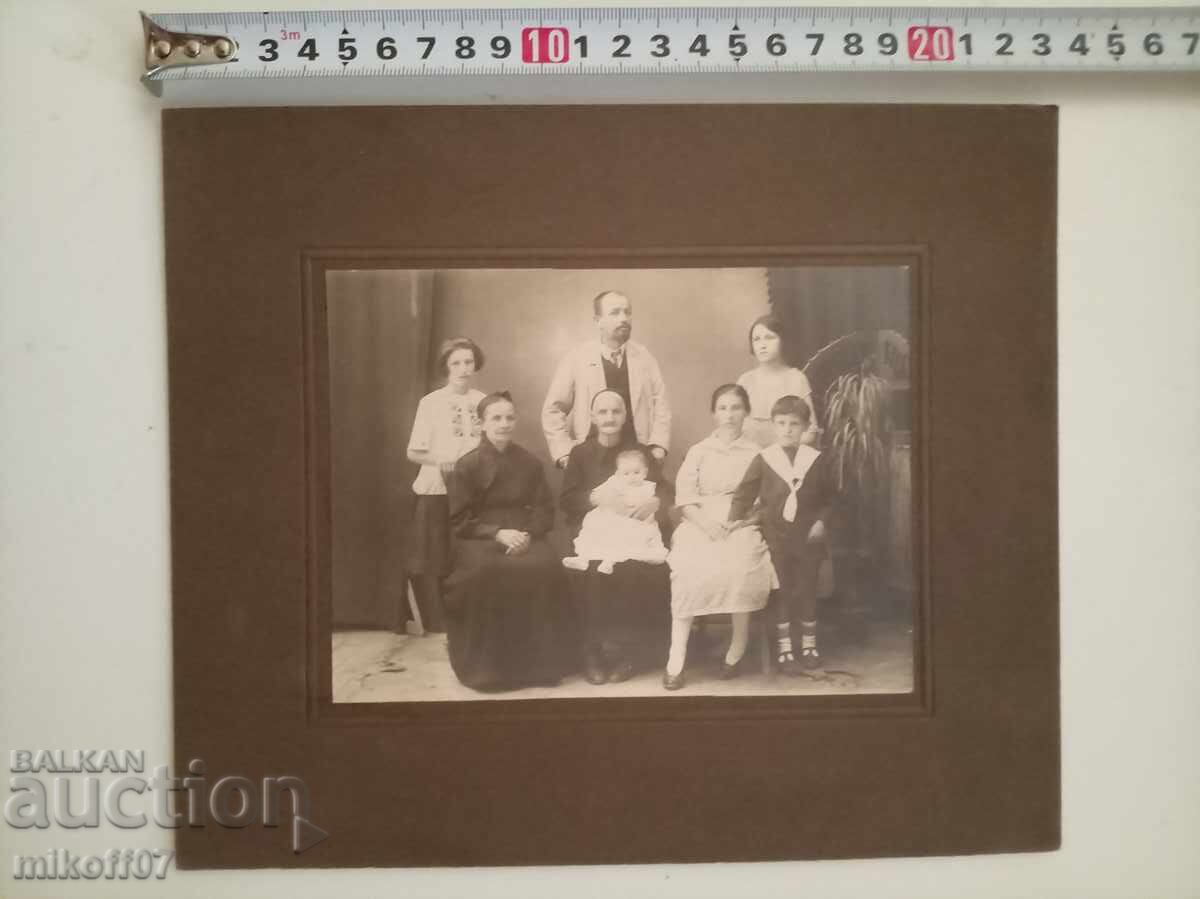 Снимка картон фотография Ямбол 1924 г.