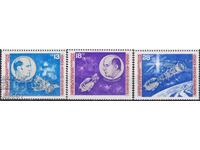 Mărci poștale neștampilate Cosmos Uniunea - Apollo 1975 din Bulgaria