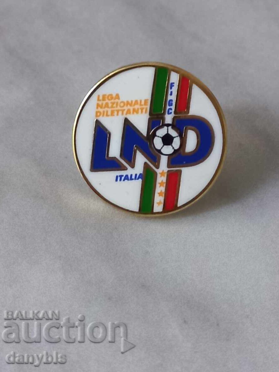 Insignă de fotbal - Federația Italiană - amatori - email Insignă de fotbal - Federația Italiană - amatori - email