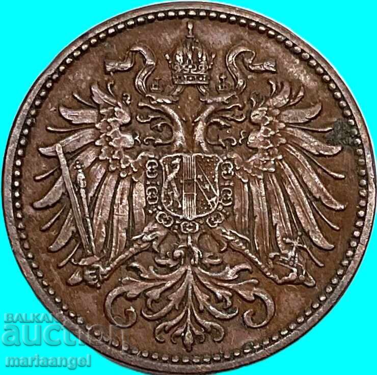 Παράδοση Austria 2 Hellers 1903