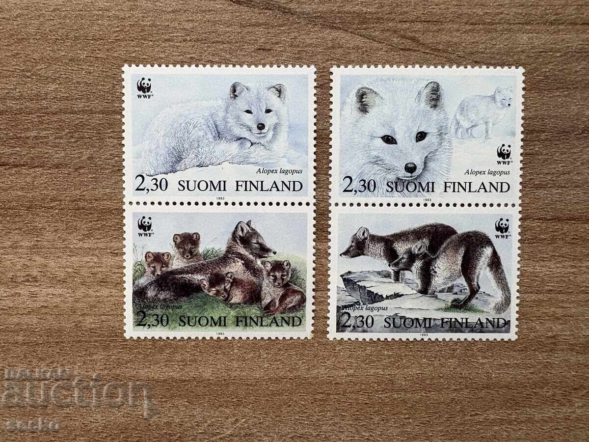 Финландия - Полярен живот - Арктическа лисица (1993) MNH
