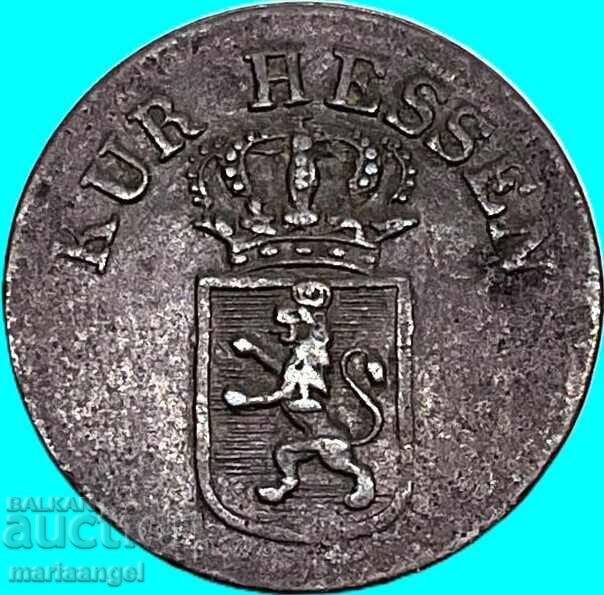 Delivery of 1/4 Kreuzer 1827 Germany Hessian Med