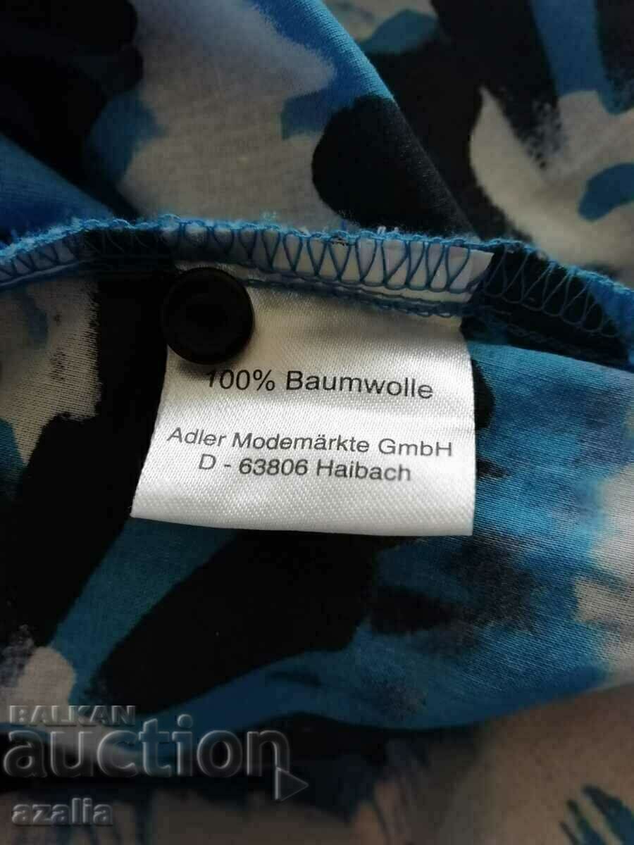 Licitație Tunica/rochie de plaja cu imprimeuri florale albastre
