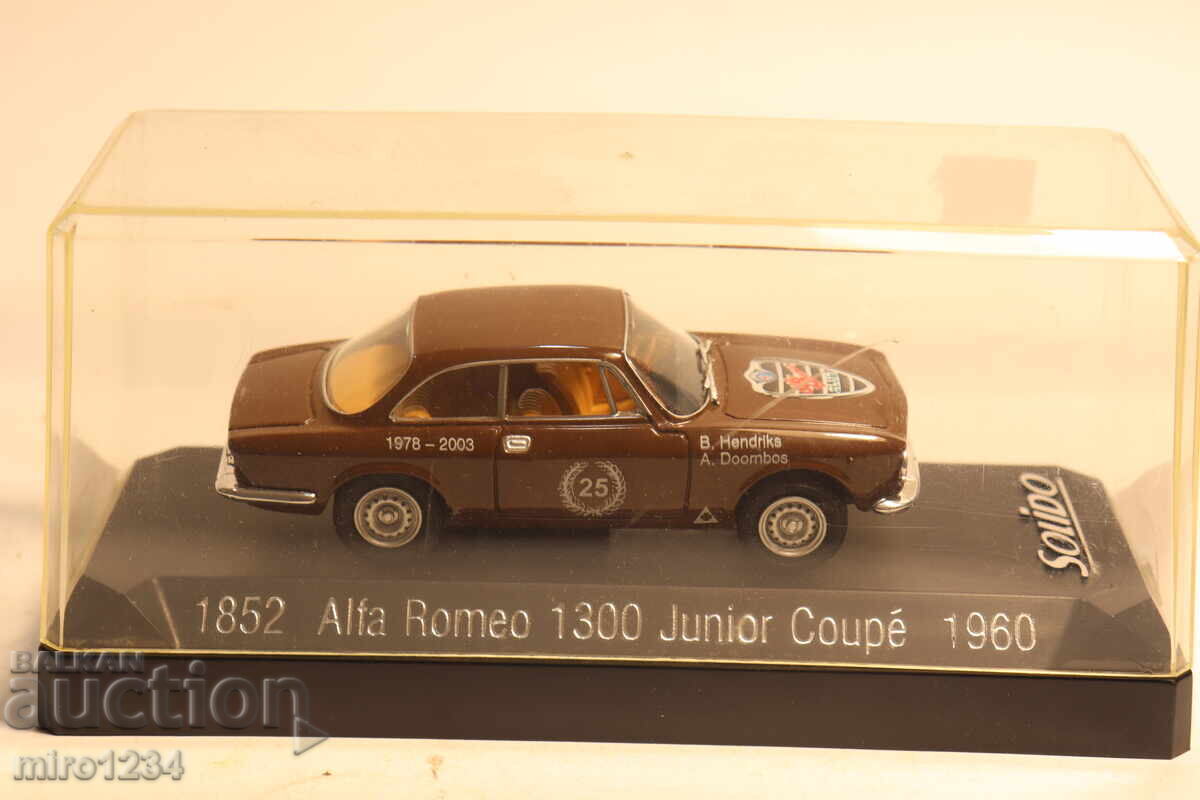 1/43 SOLIDO ALFA ROMEO ΜΟΝΤΕΛΟ ΑΥΤΟΚΙΝΗΤΟΥ ΡΑΛΙ με τιμή € 0.01 | 0.02 BGN