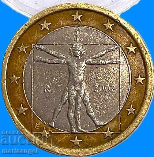 1 ευρώ 2002 Ιταλία