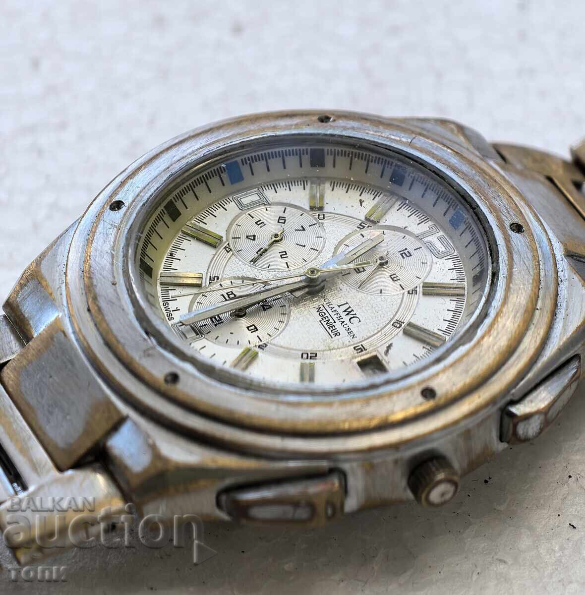 IWC AUTOMATIC ΣΠΑΝΙΟ ΡΕΠΛΙΚΑ ΛΕΙΤΟΥΡΓΕΙ ΧΩΡΙΣ ΕΓΓΥΗΣΗ ΤΙΜΗ ΕΥΚΑΙΡΙΑΣ!!! με τιμή € 0.01 | 0.02 BGN