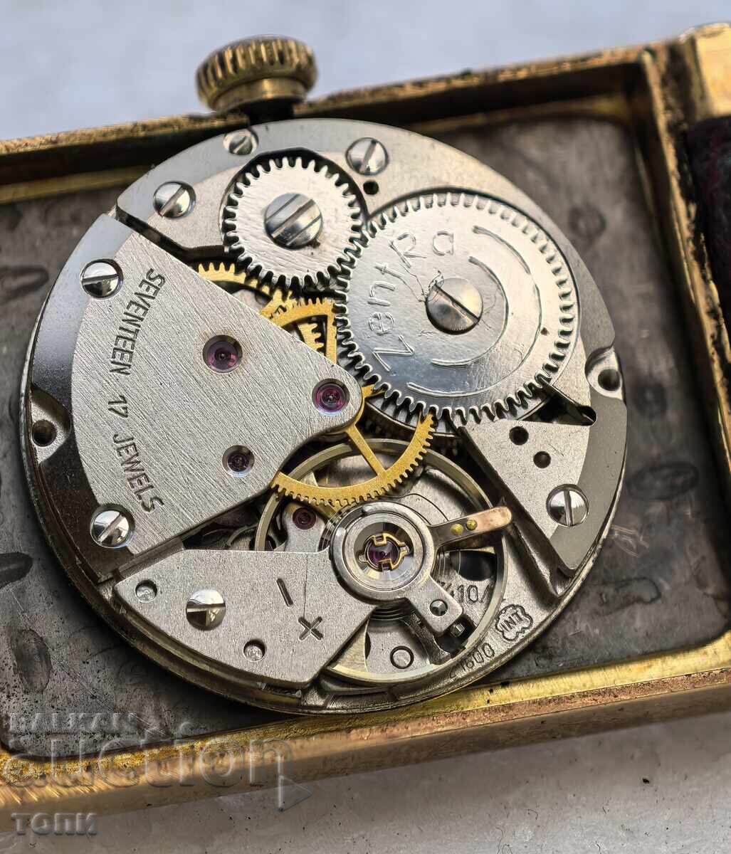 ZENTRA SWISS MADE RARE GOLD-PLATED NOT WORKING BZC!!!! - 5