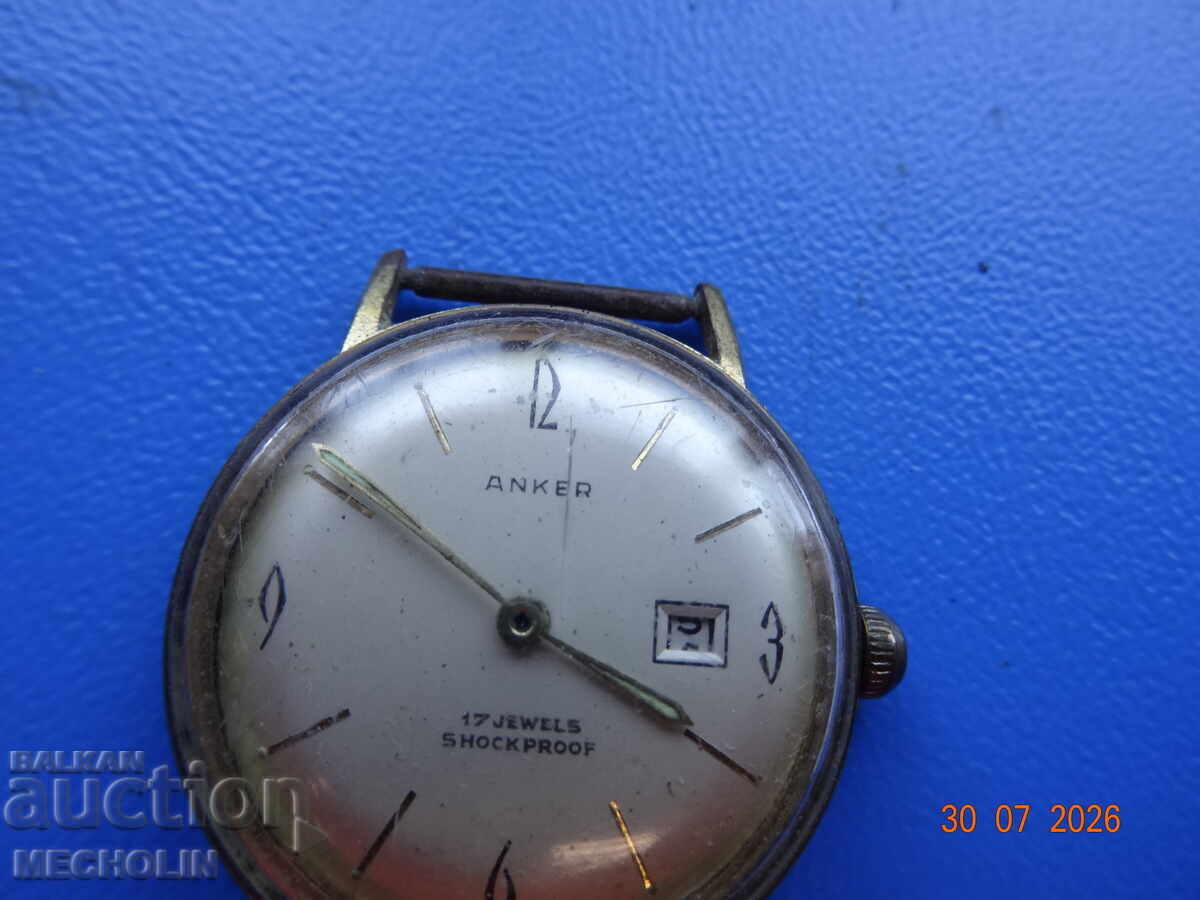 Συλλεκτικό γερμανικό ρολόι ANKER με τιμή € 13.00 | 25.43 BGN