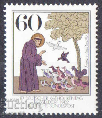1982. ГФР. 800 год. от рождението на Св. Франциск от Асизи. 1982. ГФР. 800 год. от рождението на Св. Франциск от Асизи.