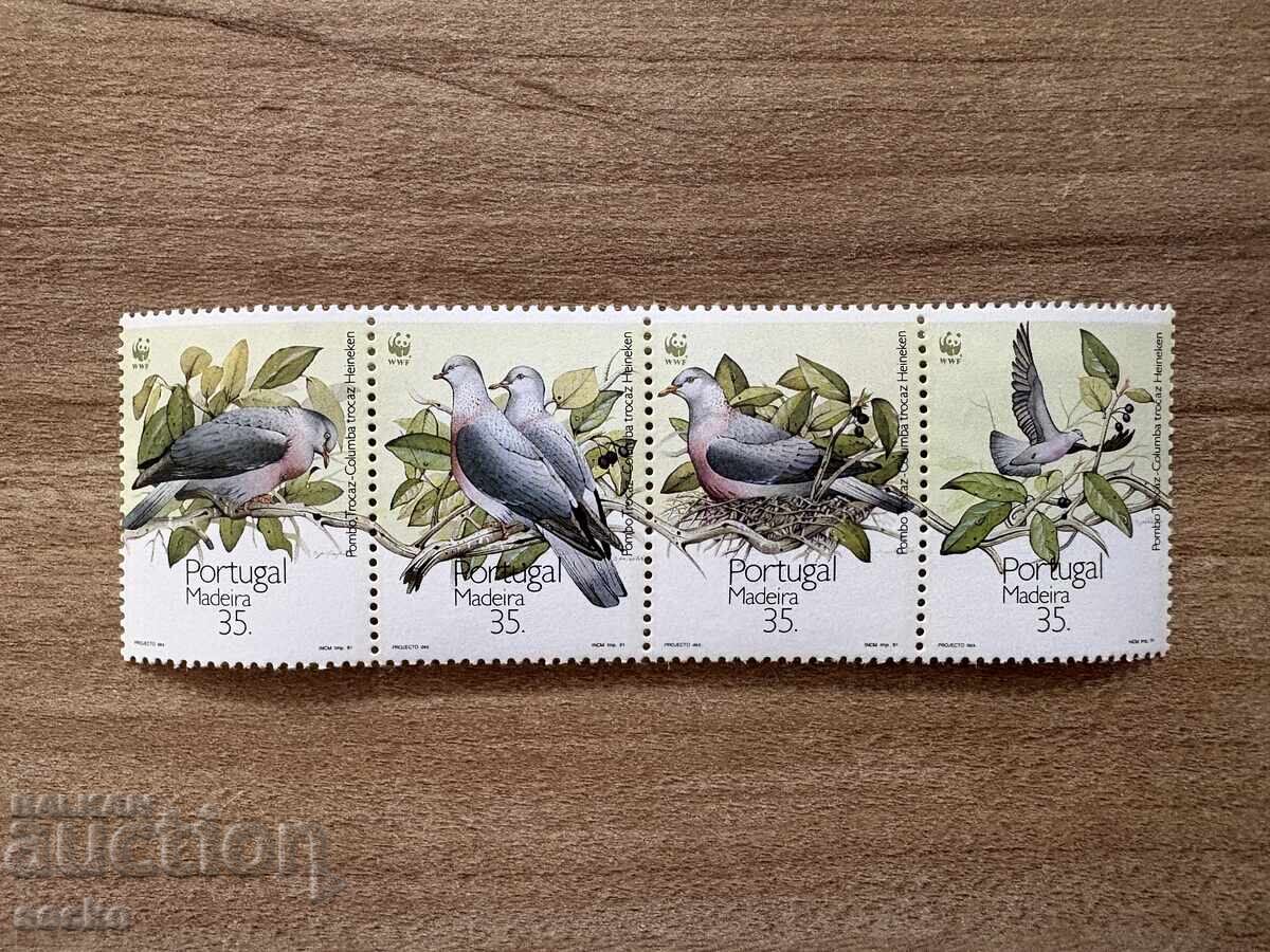 Πορτογαλία/Μαδέρα - Πουλιά (1991) MNH