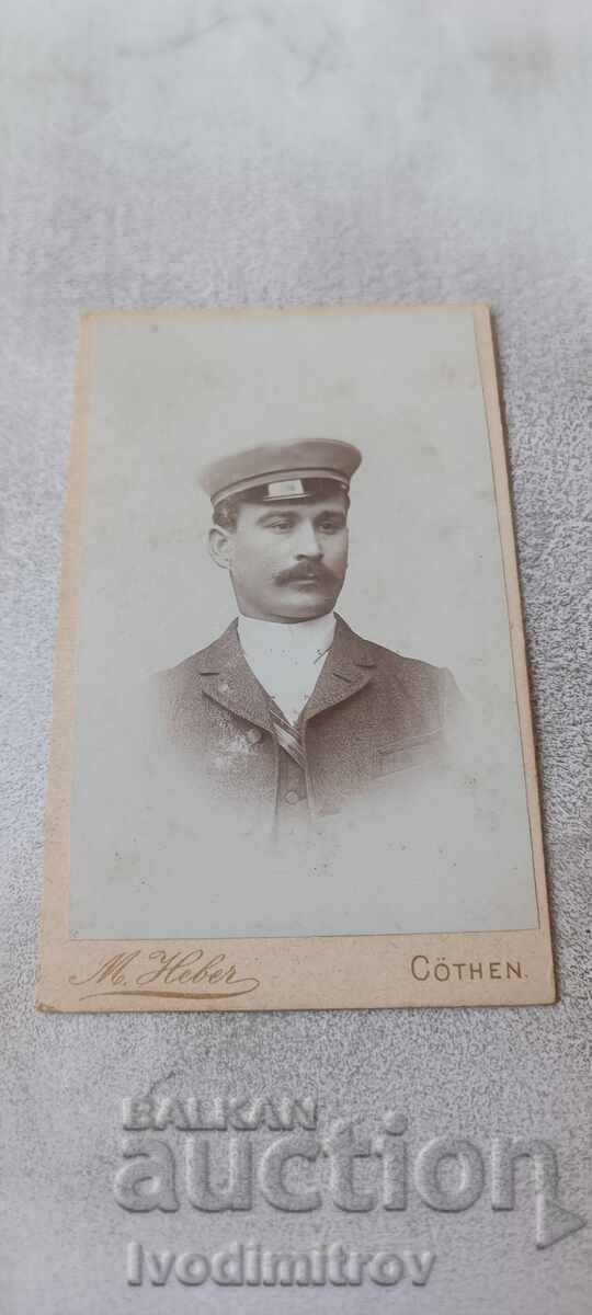 Fotografie Tânăr Coethen 1895 Carton