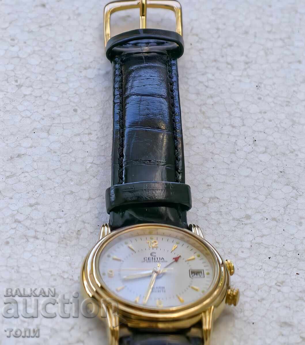 Auction  CENTIA SWISS MADE QUARTZ ALARM RARE I DON'T KNOW IF IT WORKS BZC