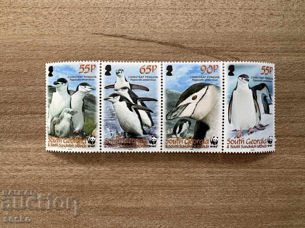 South Georgia and the South Sandwich Islands - Penguins (2008) MNH