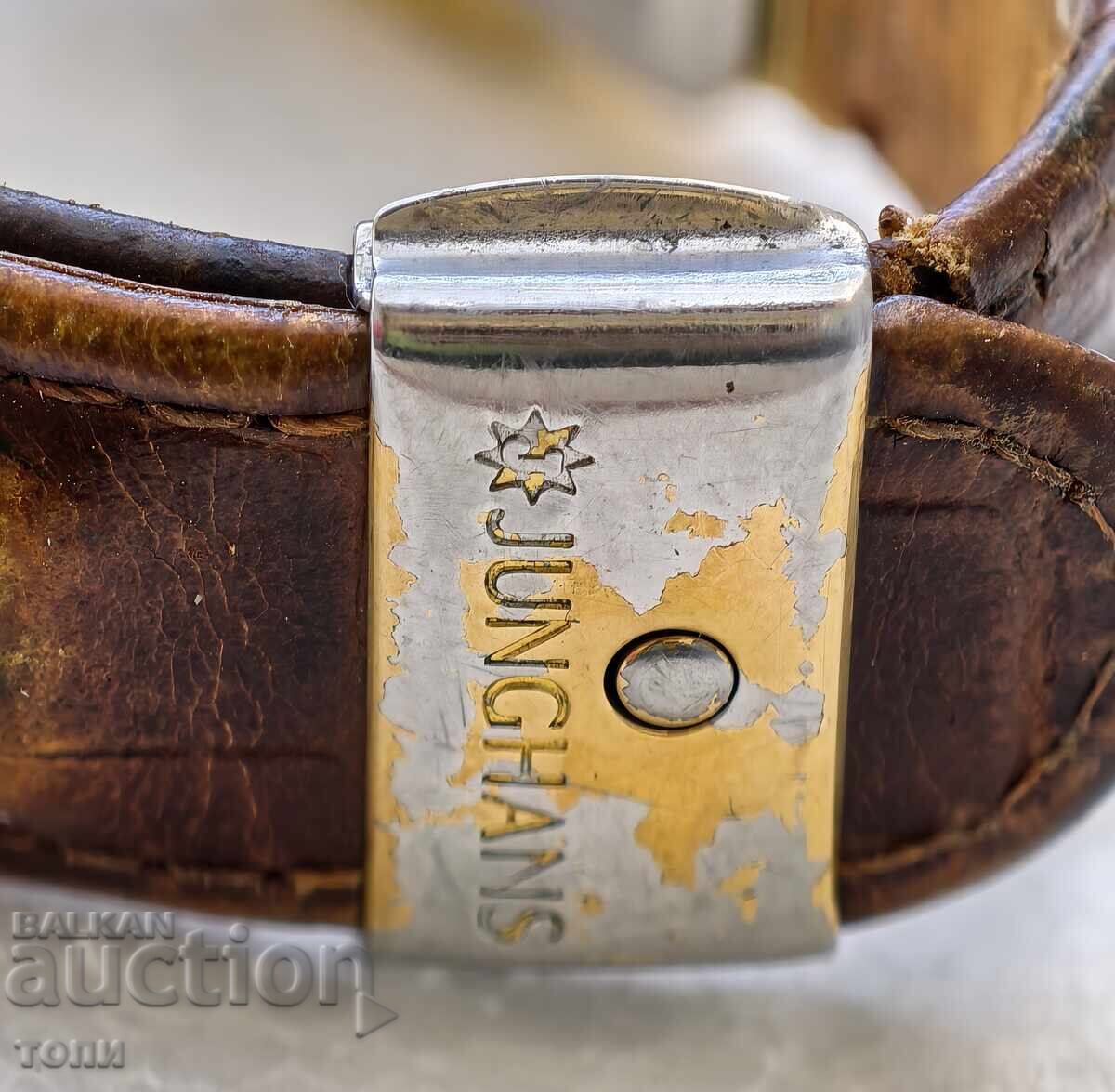 JUNGHANS MEGA GERMANY MADE RARE GOLD-PLATED I DON'T KNOW IF IT WORKS - 5 JUNGHANS MEGA GERMANY MADE RARE GOLD-PLATED I DON'T KNOW IF IT WORKS - 5