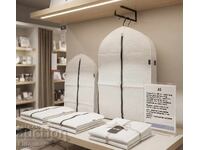 Σετ θήκες ρούχων Brabantia, μεγέθη M/L/XL, Διαφανές
