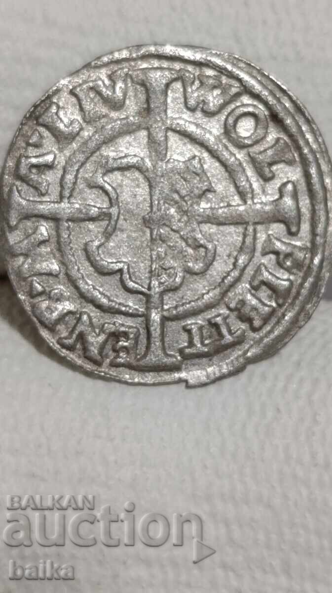 ШИЛИНГ-1520/30г.-Рига,Левонски орден -Волтер фон Пелтенберг