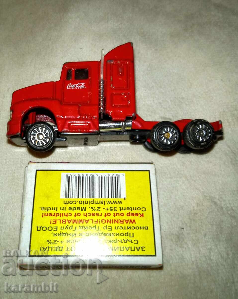 Delivery of American semi-truck (Coca-Cola) China