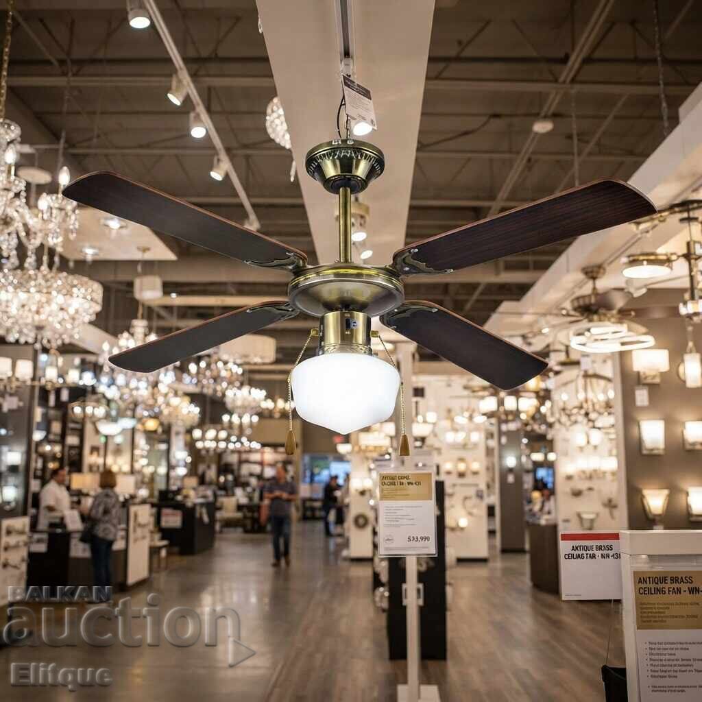 Ventilator de tavan 42'', iluminare 60W, 1 bec