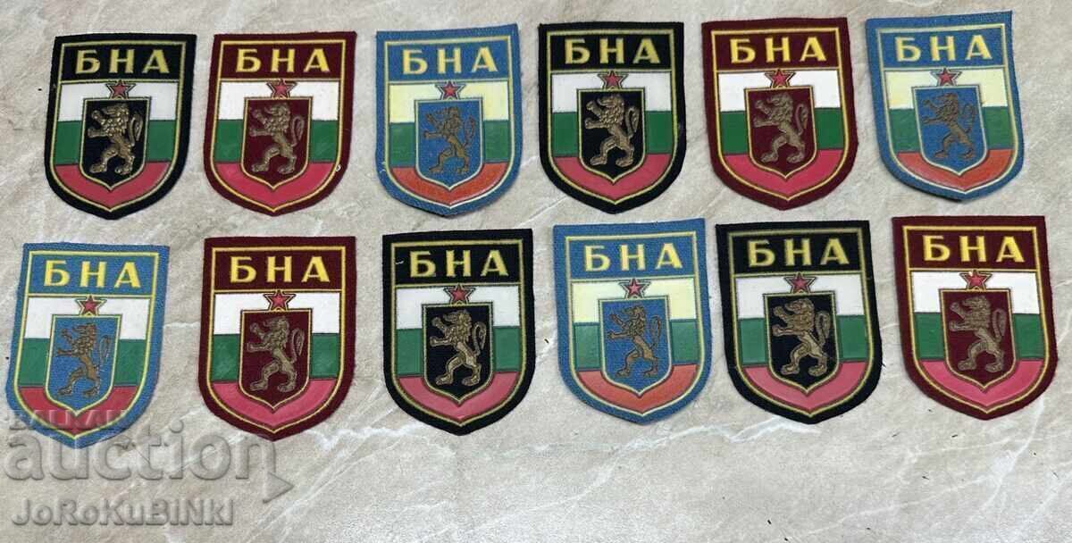 LOT of BNA emblems—12 pieces