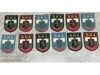 LOT of BNA emblems—12 pieces