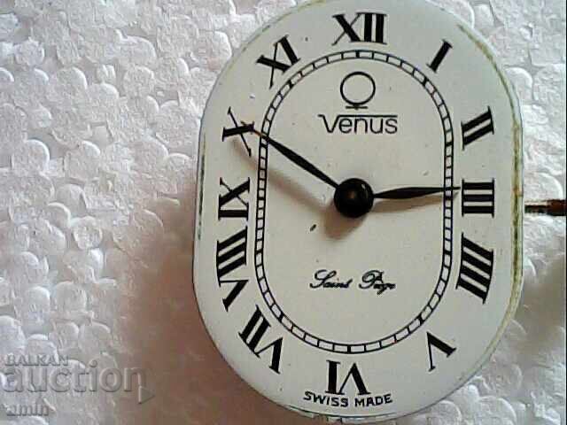 Доставка на швецарски 4асовникVENUS позлатан арт деко работи 1970