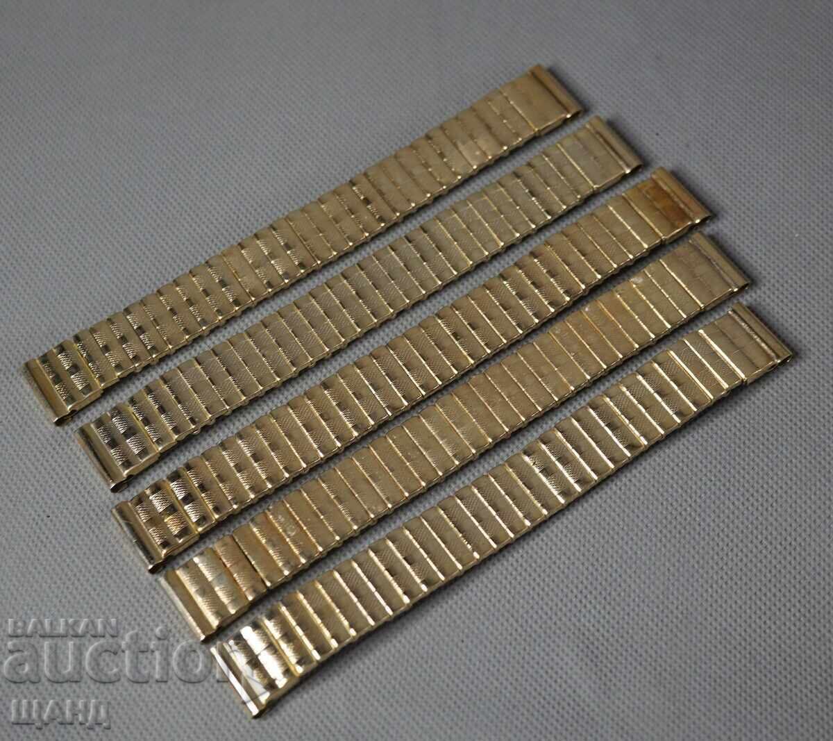 5 Ceas de mână pentru bărbați cu lanț placat cu aur vechi 18 mm 5 Ceas de mână pentru bărbați cu lanț placat cu aur vechi 18 mm