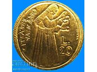 20 Лири 1975 Ватикан