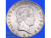 20 kreuzer 1842 Austria M - Milano argint