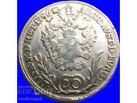 20 Kreuzer 1786 Austria B - Kremnitz Joseph II - destul de rar