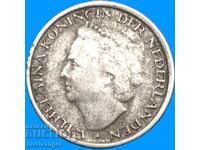 Olanda 1/10 gulden Curacao 1948 Wilhelmina Ag