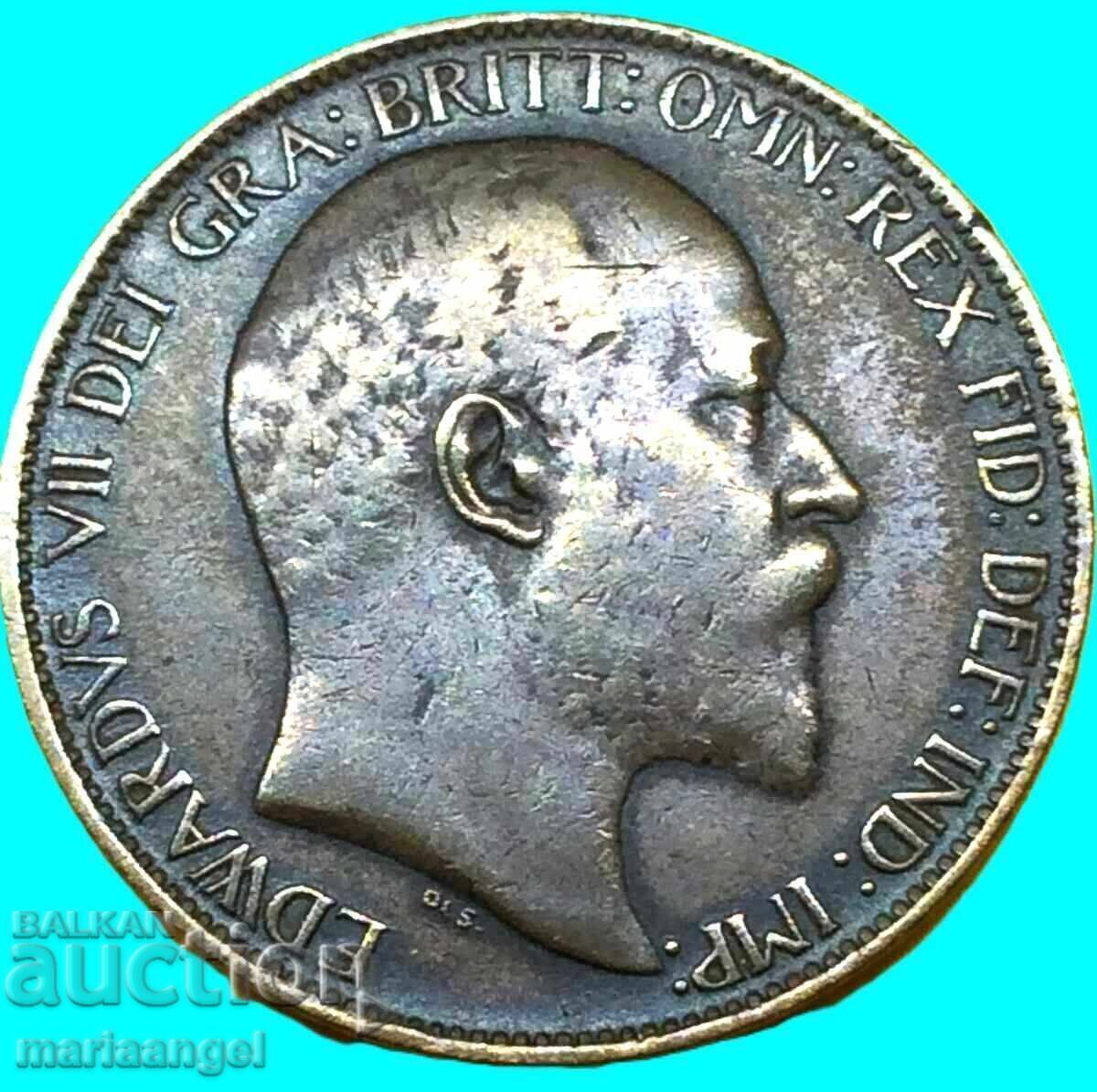 Great Britain 1/2 penny 1909 with price € 13.64 | 26.68 BGN
