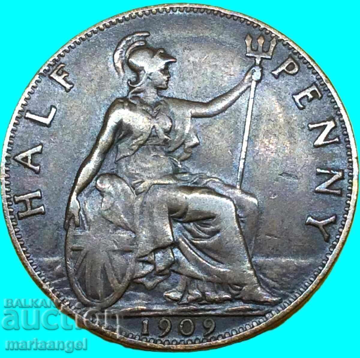 Great Britain 1/2 penny 1909 - 7