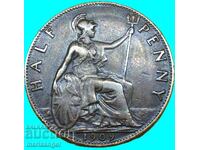 Great Britain 1/2 penny 1909