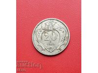 Austria-Ungaria-20 Heller 1911