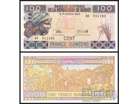 ❤️ ⭐ Guineea 2015 100 franci UNC nou ⭐ ❤️