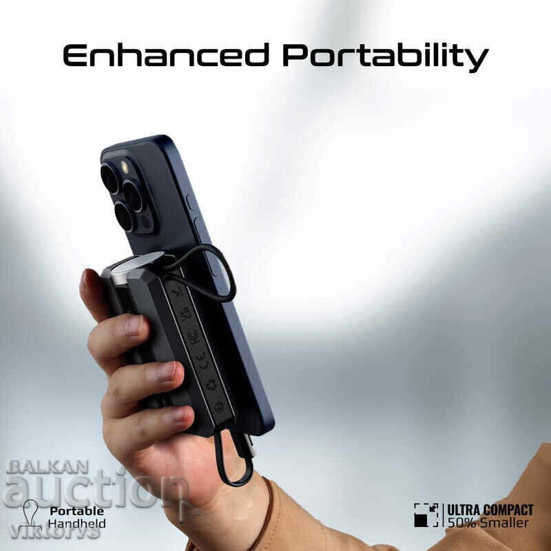 Power bank με ασύρματη φόρτιση iPhone/Watch/Android με τιμή € 50.00 | 97.79 BGN