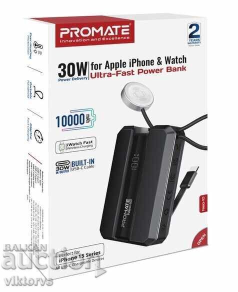 Power bank με ασύρματη φόρτιση iPhone/Watch/Android - 6