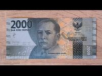 Индонезия 2000 рупии 2016 година  UNC