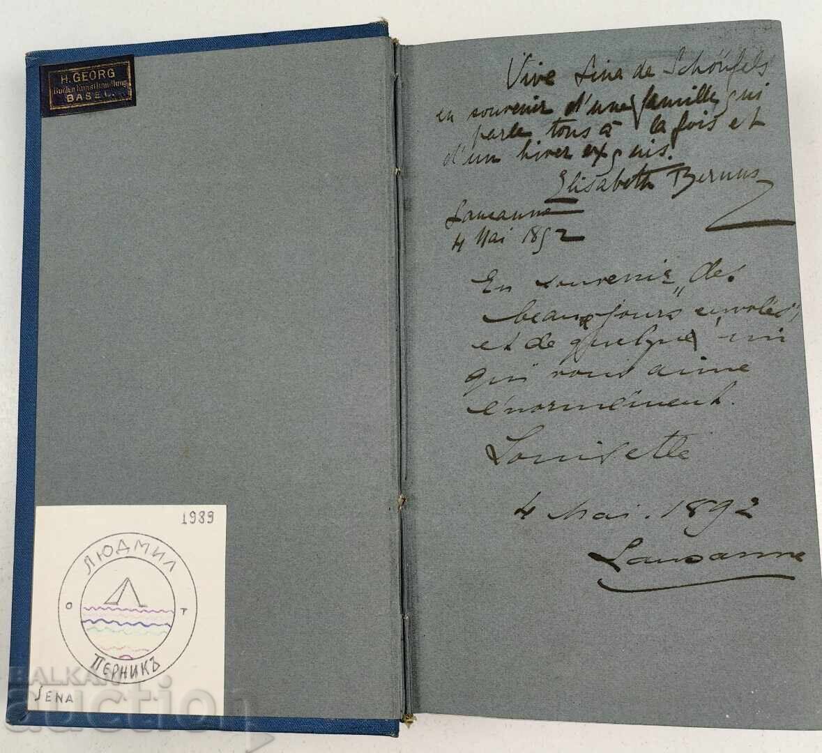Livrarea 1891 AU DELA: POESIES ALICE DE CHAMBRIER LIMBA FRANCEZĂ