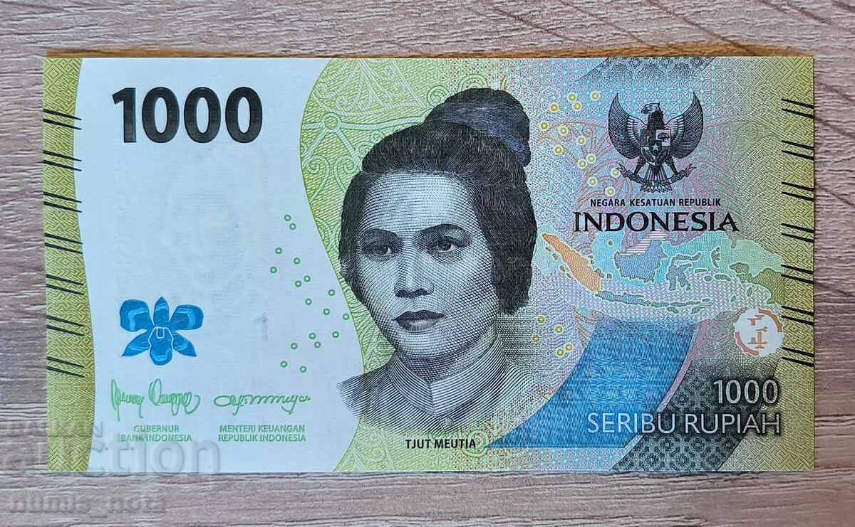 Indonezia 1000 rupii 2022 UNC