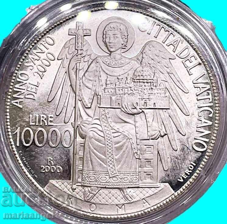 Δημοπρασία 10000 Λιρέτες 2000 Βατικανό PROOF UNC κάψουλα ασήμι