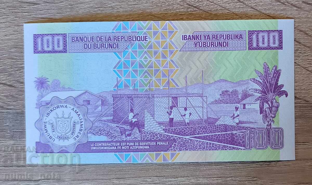 Μπουρούντι 100 φράγκα 2011 UNC με τιμή € 1.00 | 1.96 BGN